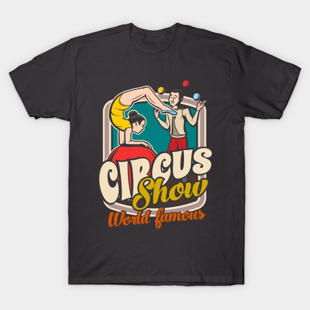 World Famous Circus malabarists T-Shirt by SpaceWiz95